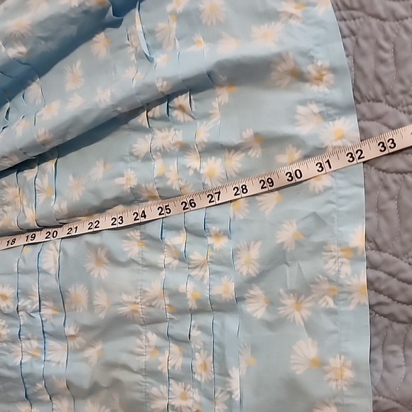 Simply Southern Size Medium Womens Light Blue With Daisies Dress - Picture 10 of 15